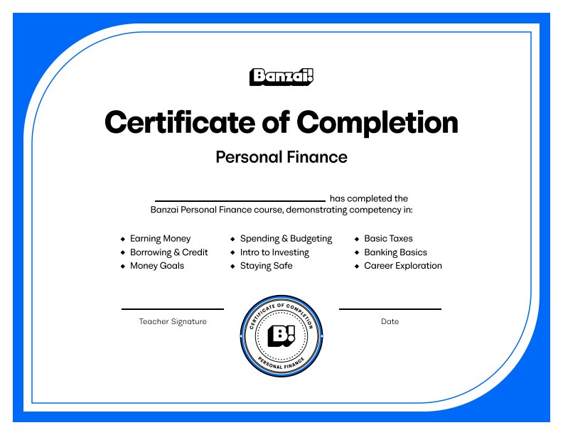 Certificate preview