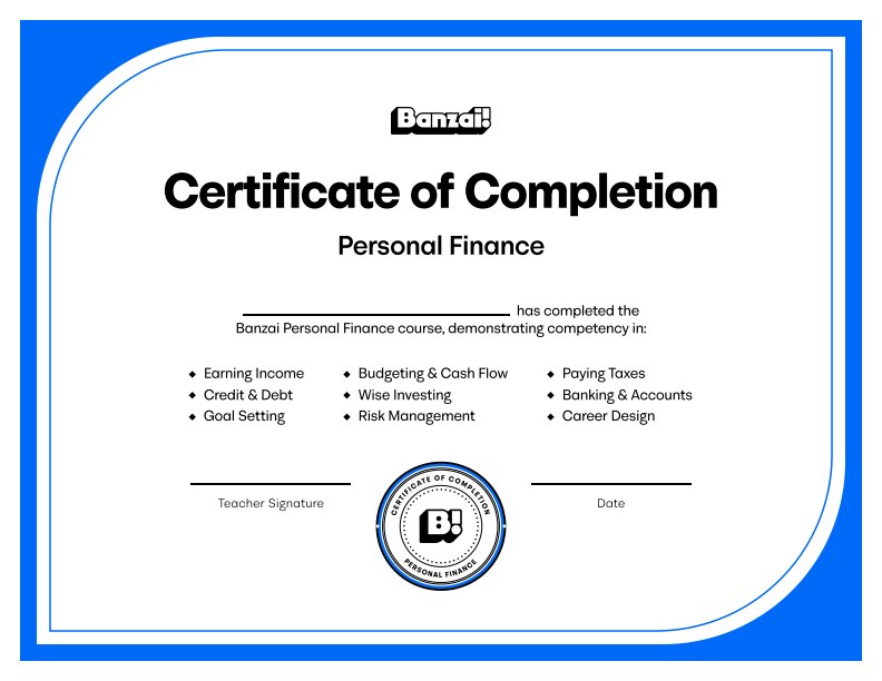 Certificate preview