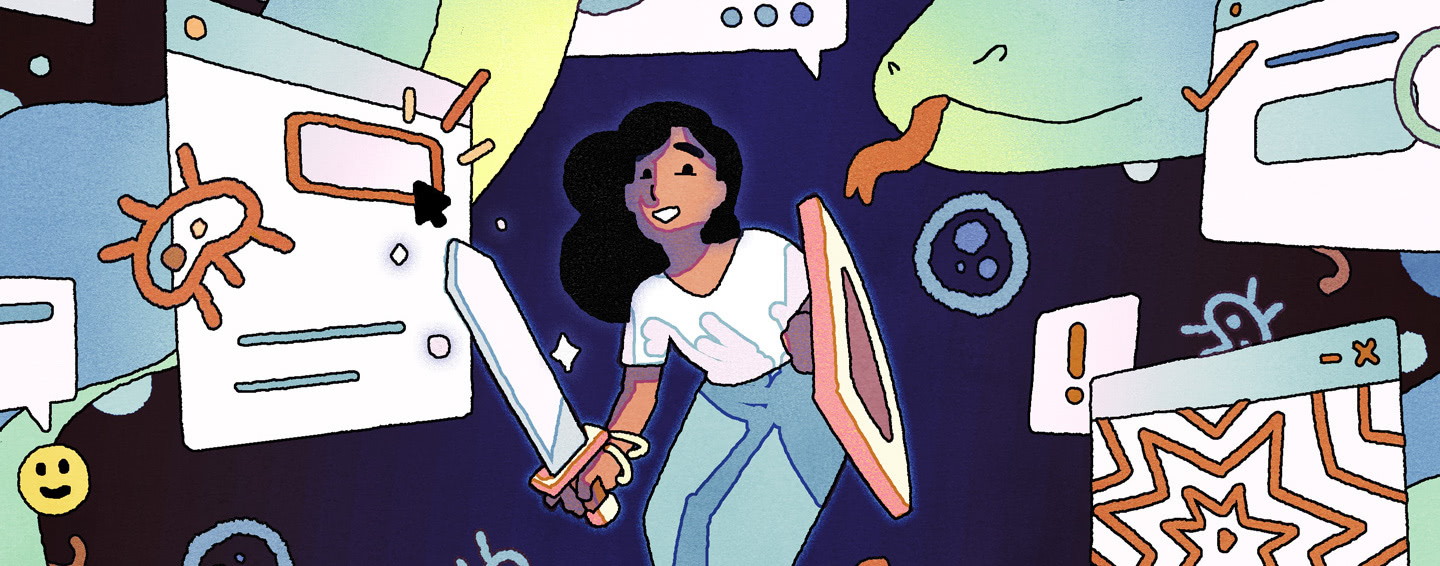 Internet Safety illustration