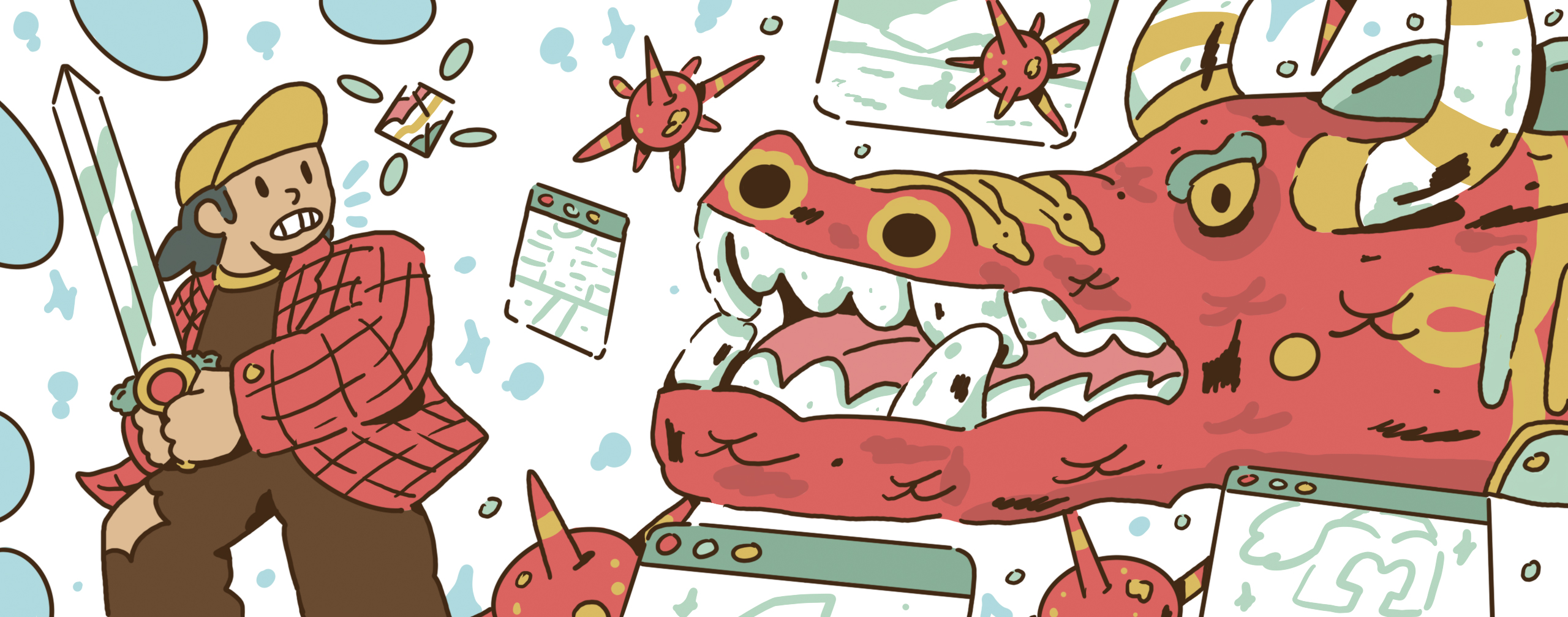 Digital Dragons illustration